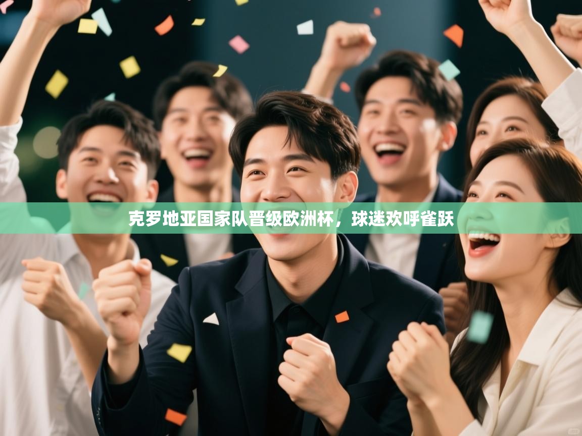 克罗地亚国家队晋级欧洲杯，球迷欢呼雀跃